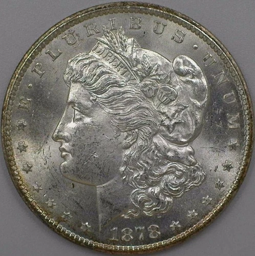 1878 CC Morgan Silver Dollar BU Raw Uncirculated Coin Rare Date