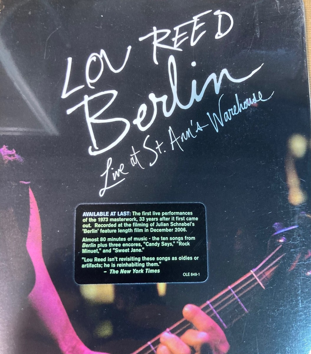 Lou Reed ‎–Berlin: Live At St. Ann's Warehouse -2 VINYL LP 180 Gr