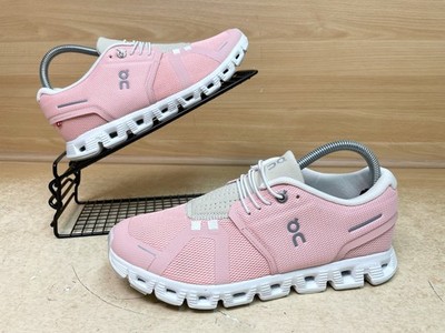 On Cloud Cloud 5 Laufschuhe Pink & Weiß Größe UK 4,5 Damen