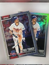 Trea Turner 2026 Topps Series 1 #322 Sand Glitter & Rainbow Foil Parallel Lot