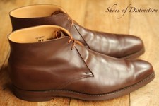 Crockett & Jones Tetbury Brown Leather Chukka Boots Shoes Men's UK 8.5 E US 9.5
