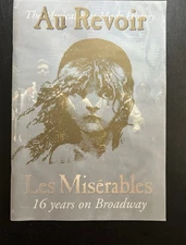 Closing Night LES MISERABLES (Au Revoir) 2003 Program FREE SHIPPING