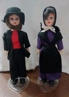 Set of 2 Vintage Amish Dolls Lancaster County Man & Woman Dressed — photo 1