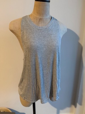 Eberjey Elon Muscle Tank in Heather Grey Size Medium