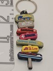 Caribbean Islands Keychain BVI Resorts Direction Sign Souvenir Keyring — photo 1