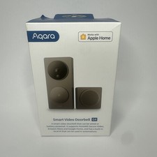 Aqara Smart Video Doorbell G4 Gray 1080p Google Apple Home OPEN BOX