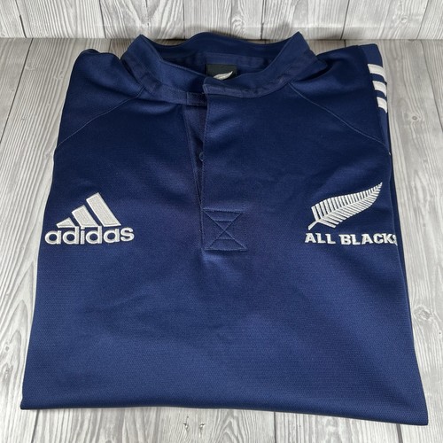 Maglia Maglia Allenamento Nuova Zelanda Rugby All Blacks Adidas Taglia Large Clima - Foto 9 di 10