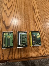 John Deere miniature toy tractors. Qty 3