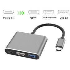 USB-C Type C HDMI Adapter Cable Converter Hub for Macbook Android Phone HDTV TV