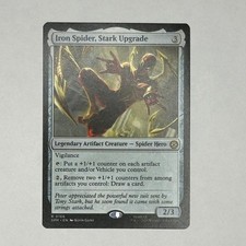 Iron Spider, Stark Upgrade 166 NM Normal R Marvel's Spider-Man MTG