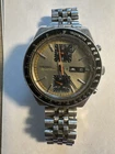 SEIKO 6138-0031 Automatic Chronograph Watch Men's KAKUME Beige Dial 21J  Vintage