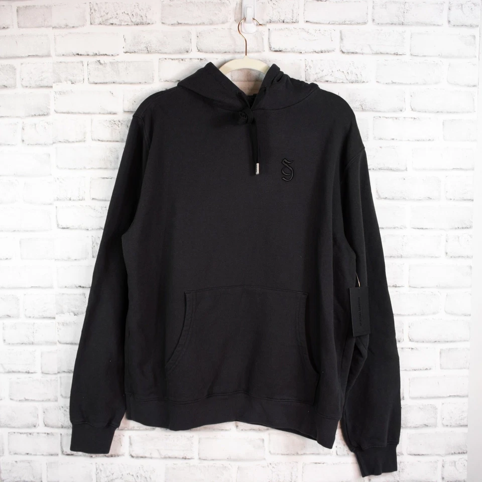 Spiritual Gangster Monogram Embroidered Long Sleeve Hoodie Sweatshirt Large - Image 3 of 4