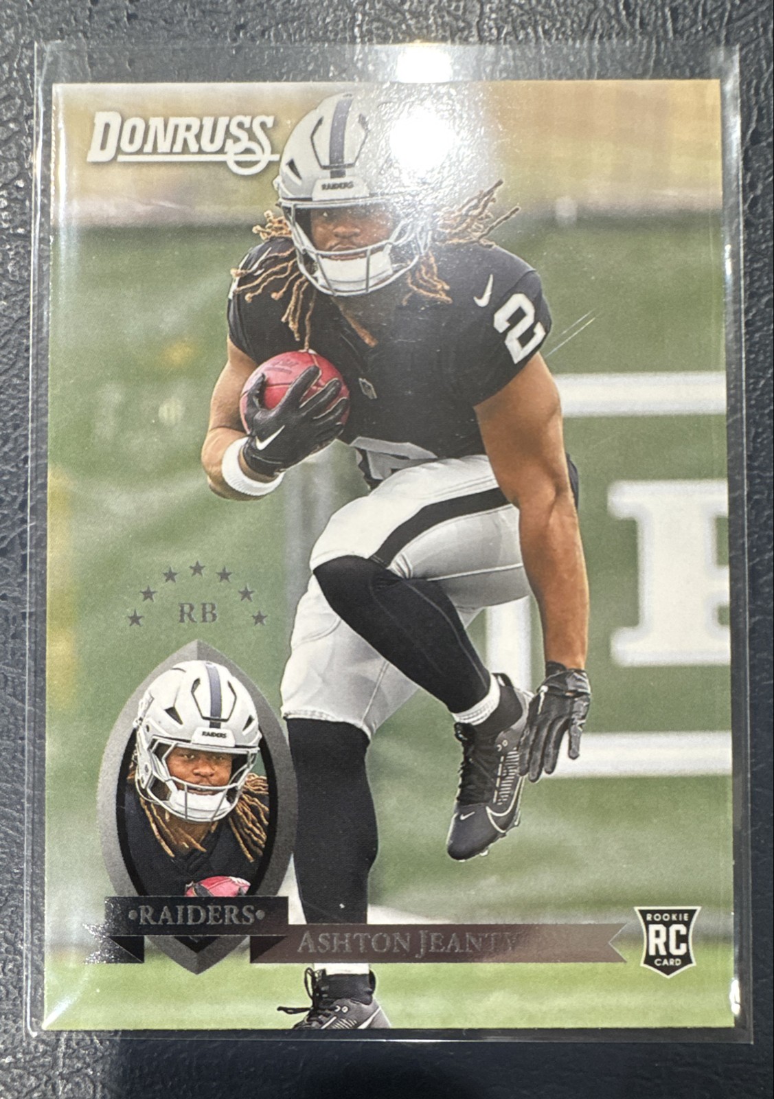 Ashton Jeanty #8 Football Cards 2025 Panini Donruss Retro 1995 Autograph trading card — raw and PSA graded price guide