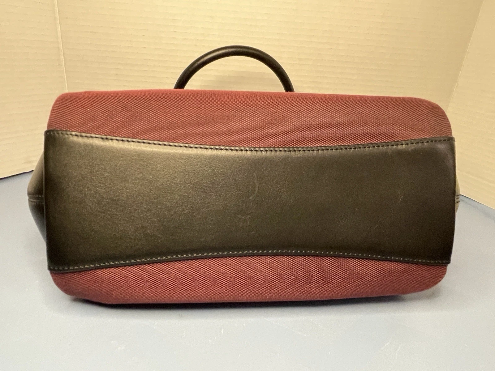 Borsa a tracolla Coach Elise Badge jacquard nuova viola e nera