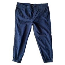 Gap Joggers pants XXL Navy blue Elastic waist Drawstring Pockets Womens