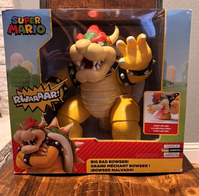 #ad BRAND NEW Super Mario Big Bad Bowser Figure Costco Exclusive Large Talking Toy $99.99
