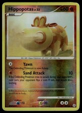 Hippopotas Reverse Holo Uncommon Diamond and Pearl 51/130 HP