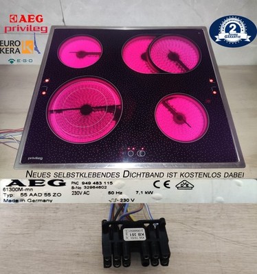 AEG Electrolux 55AAD55ZO Glaskeramik HiLiught Kochfeld 61300M-mn  2J GARANTIE
