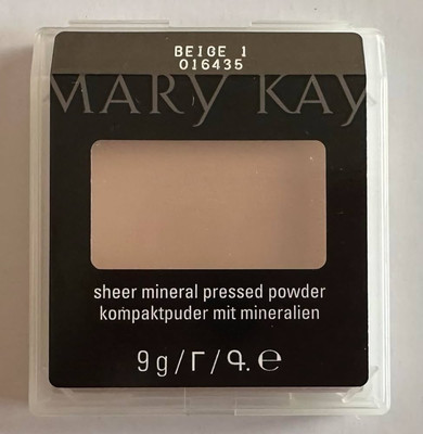 Mary Kay Sheer Mineral Pressed Powder Beige 1 Ablaufdatum 11/26 Neu