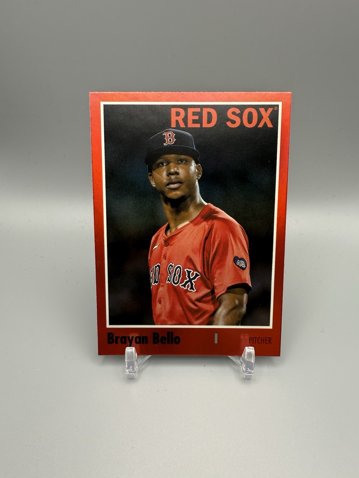 2024 Topps Archives Brayan Bello #194 Red Foil 10/50 Boston Red Sox