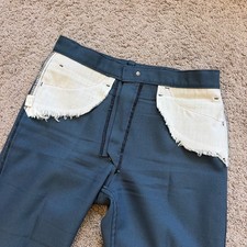 Deadstock/Unworn 70s Levi's 517 Sta-Prest Black Tab Pants