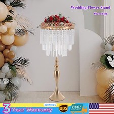 Flower Holder for Wedding Crystal Flower Stand Weddings Decoration Flowers Stand