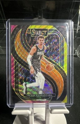 2024 Panini Select - Premier Level Victor Wembanyama #102 Multi Wave Prizm /20