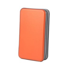 CD Case Hard Plastic Organizer Wallet for Car  CD DVD 96 Capacity Orange