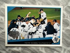 Topps Yankees Ball Game Over World Series Yankees Flog Phillies 27th Crown #NY25