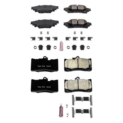 For Lexus IS300 16-21 Brake Pad Set Z23 Evolution Sport Performance Carbon-Fiber