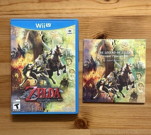 The Legend of Zelda: Twilight Princess HD Nintendo Wii U, 2016 CIB Soundtrack