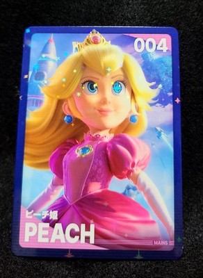 (Damage)The Super Mario Galaxy PEACH card new movie Bonus item Japan
