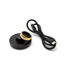 Oura Ring Gen 3 Horizon - Titanium - Size 09 - Gold - HEAVILY SCRATCHED