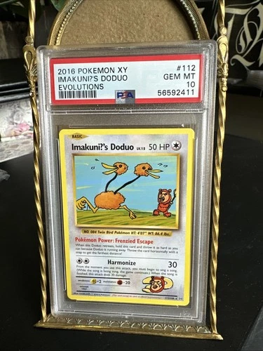 2016 Pokemon XY Evolutions Imakuni?'s Doduo #112/108 PSA 10 GEM MINT