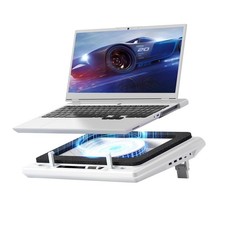 V12 Laptop Cooling Pad with 5.5" Turbofan   High-Speed Cooling for 15-19 Inch...