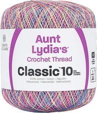 Coats Crochet Aunt Lydia's Classic Crochet Thread Size 10-Pastels