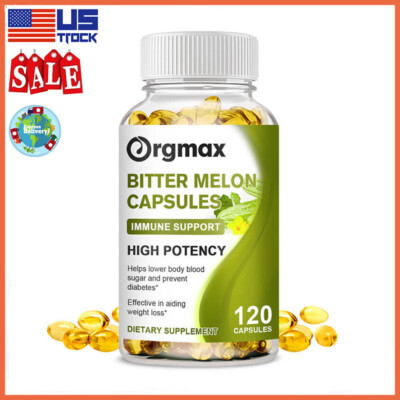 Organic Bitter Melon Capsules - Weight Loss, Blood Sugar Support, Immune Support
