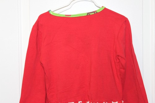 Girl AnnLoren Christmas Holiday Adorable Reindeer Tunic Legging Outfit Size 9/10 - Picture 6 of 12