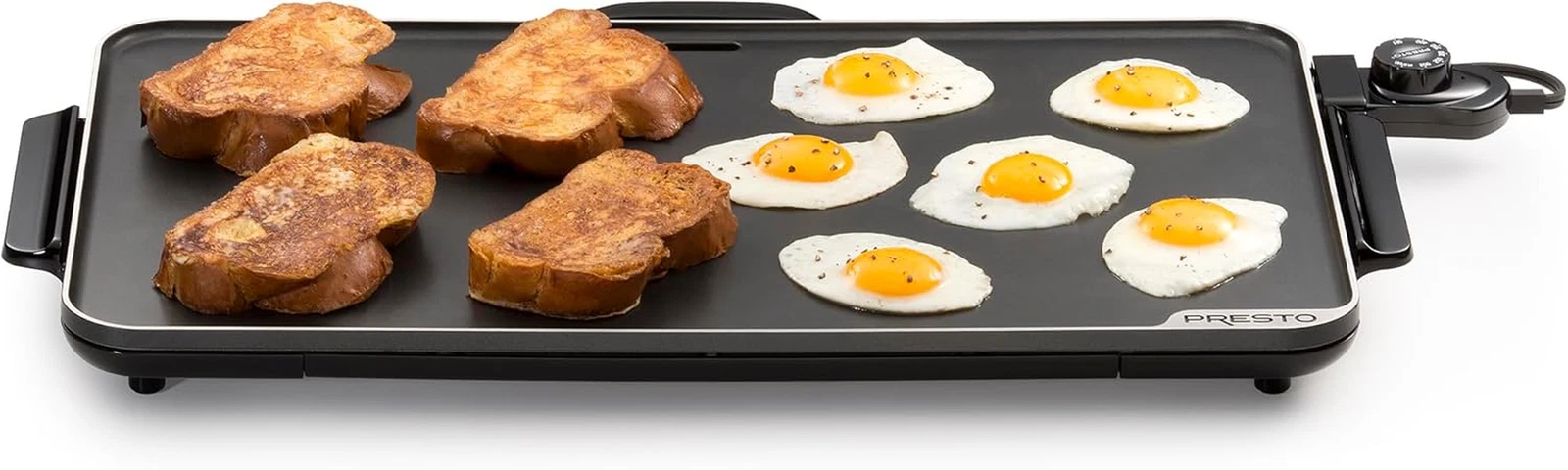 Extra Large 22" Ceramic Nonstick Griddle - Slimline Low Profile Design