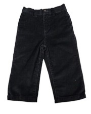 Chaps Boys 24 Months Black Elastic Back  Corduroy Pants 0712
