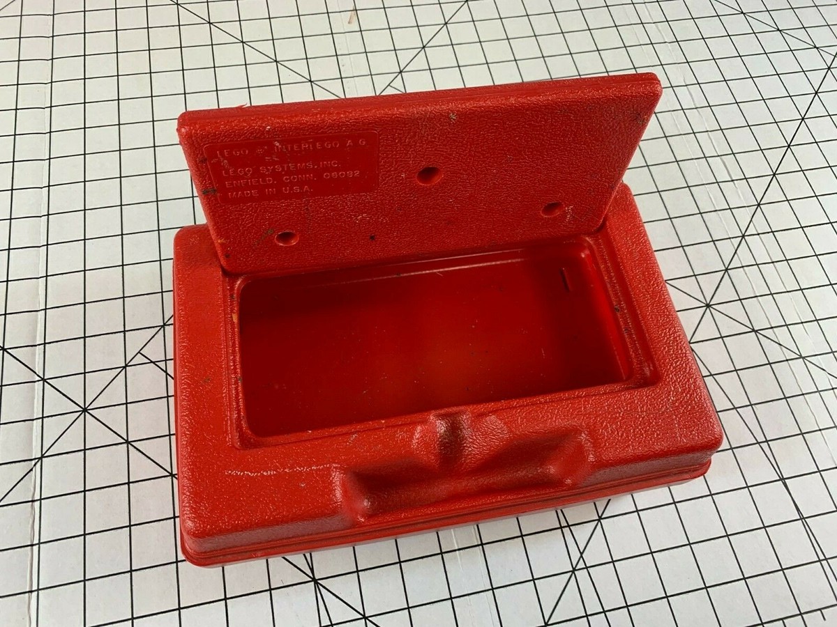 Vintage 80s 90s LEGO Parts Pieces Storage Bin Container Box