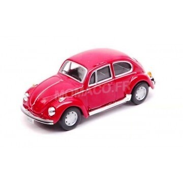 Voiture miniature Volkswagen Coccinelle rouge 1:43 Cararama 10550