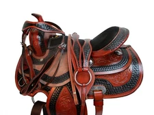 15 16 17 USED WESTERN SADDLE BARREL RACING PLEASURE TRAIL RODEO COWBOY HORSE SET