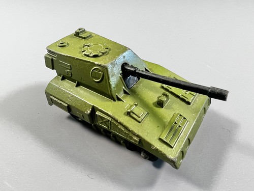 Matchbox Rolamatics No 70 SP Gun Tank Green Army Lesney England 1976 - Picture 1 of 13