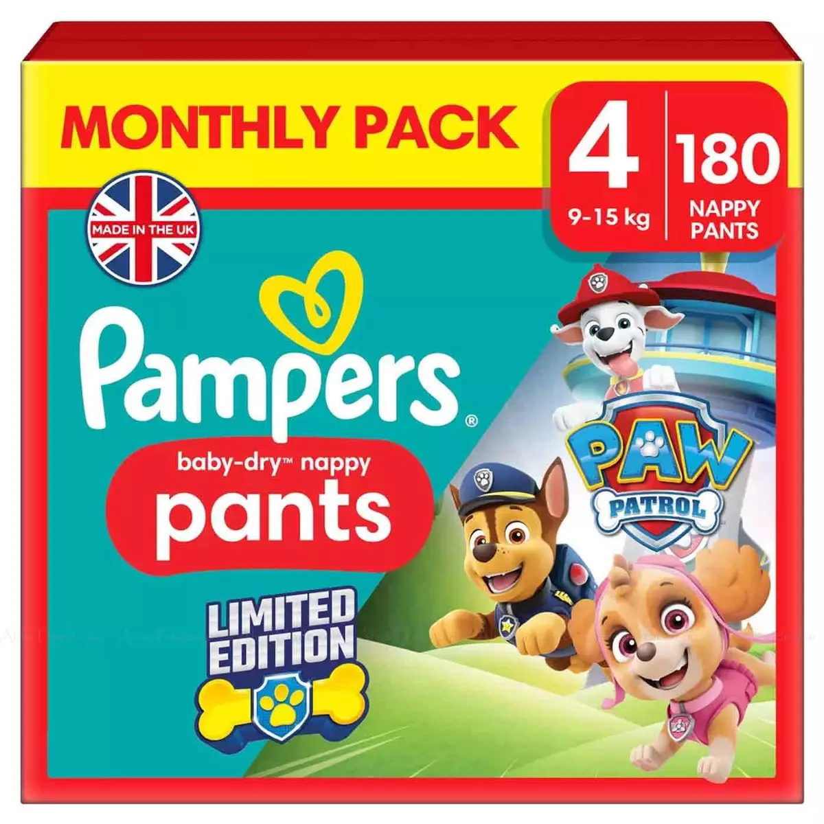 Pampers - Bébé Dry Pants - Couches Taille 4 (9-15 kg) - 40 pcs