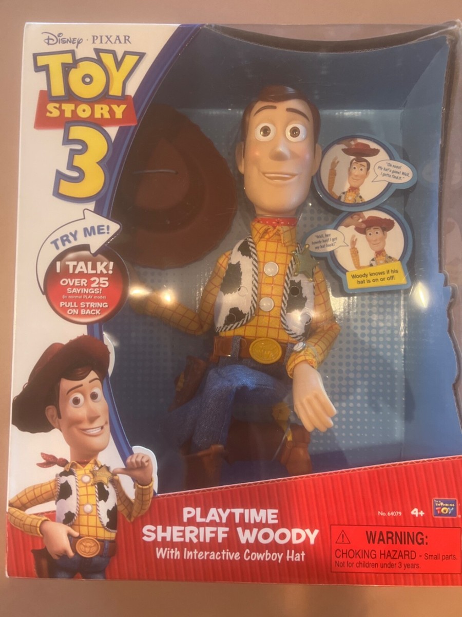 Thinkway Disney Pixar Toy Story Playtime Sheriff Woody (NEEDS