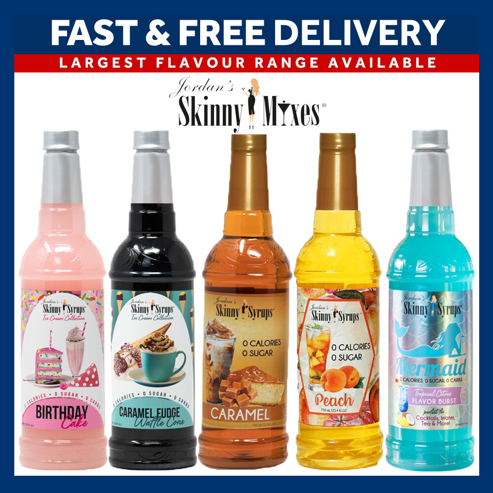 Jordans Skinny Syrups Gluten Free Zero Calories & Zero Sugar Cocktail