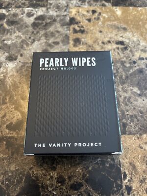 Pearly Wipes  Project No. 002 The Vanity Project 12 peppermint single use wipes