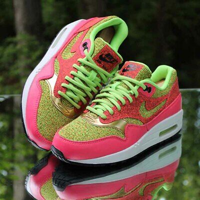 Nike Air Max 1 SE Ghost Green Women's Size 6 Hot Pink Gold Nike Air Max 1 SE Ghost Green Women's Size 6 Hot Pink Gold
