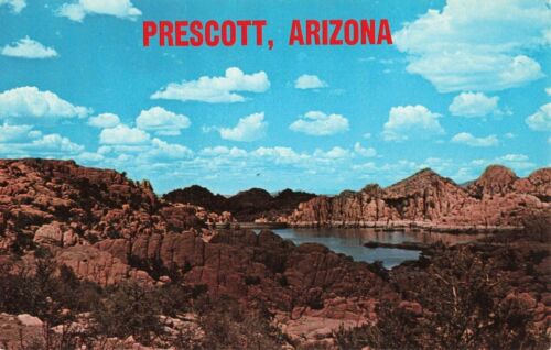 Postcard Watson Lake Prescott Arizona - Picture 1 of 2